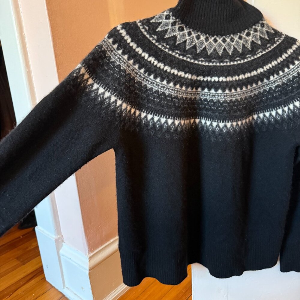 Vineyard Vines cashmere fair isle sweater